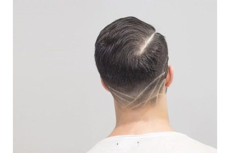 riscos no cabelo masculino atras